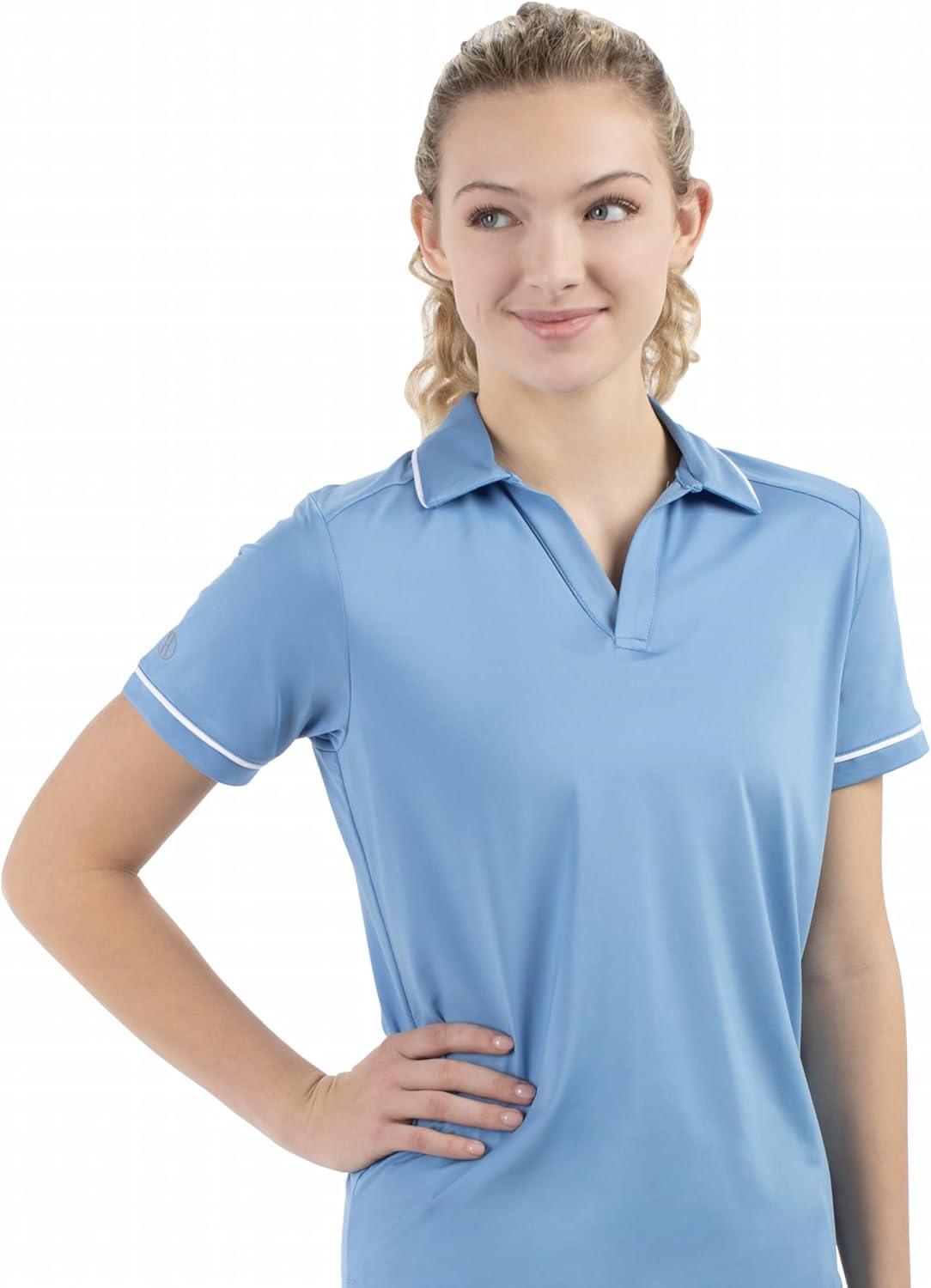 imageHolloway Womens Performance Polo Powered by CoolcoreMaroonWhite