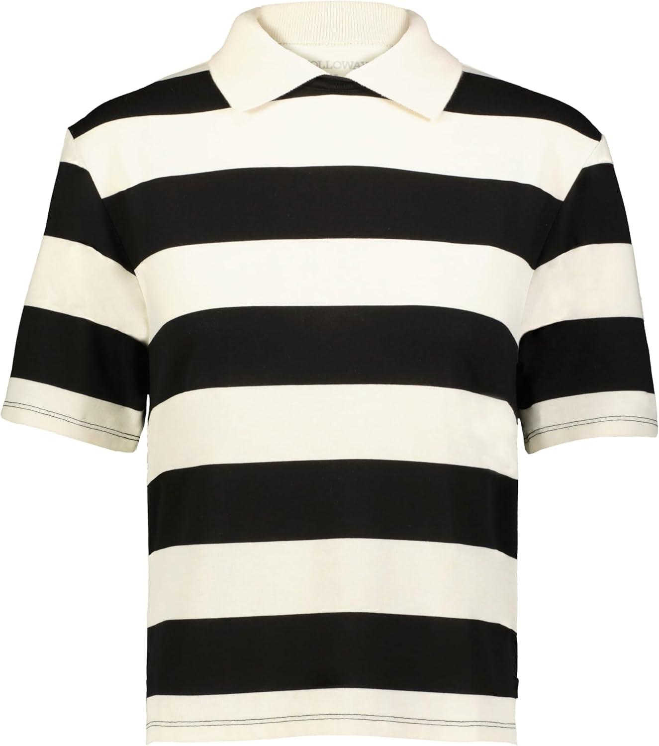 imageHolloway Womens Prep Street Rugby CropAlabasterVintage Black