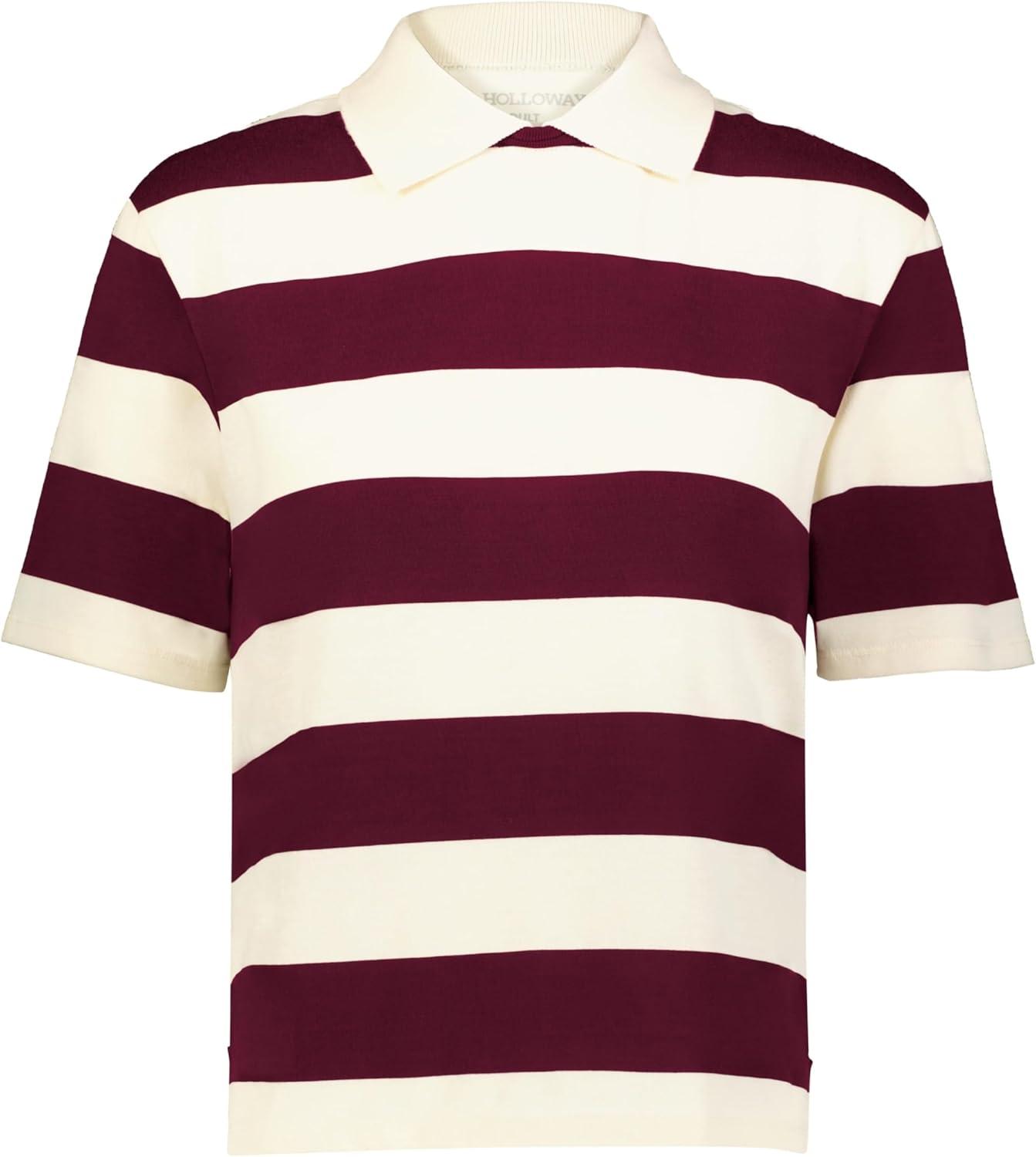 imageHolloway Womens Prep Street Rugby CropAlabasterVintage Maroon