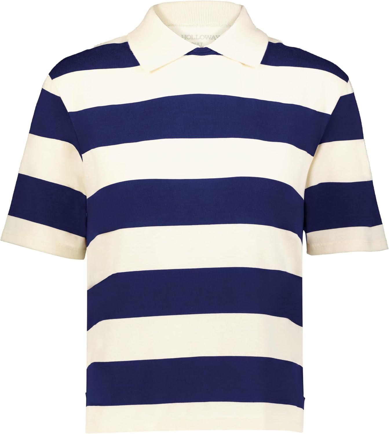 imageHolloway Womens Prep Street Rugby CropAlabasterVintage Navy