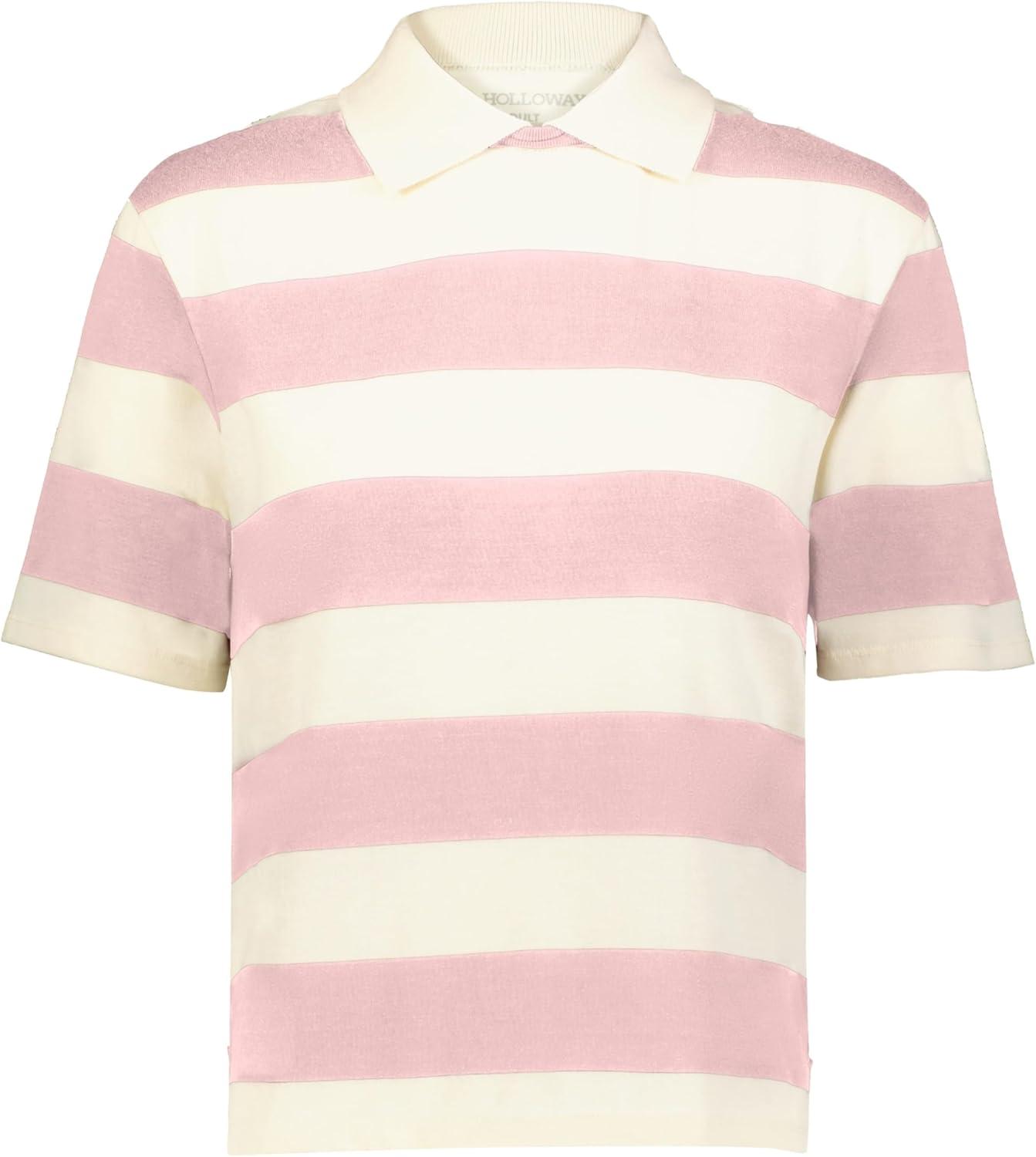 imageHolloway Womens Prep Street Rugby CropAlabasterVintage Petal Pink