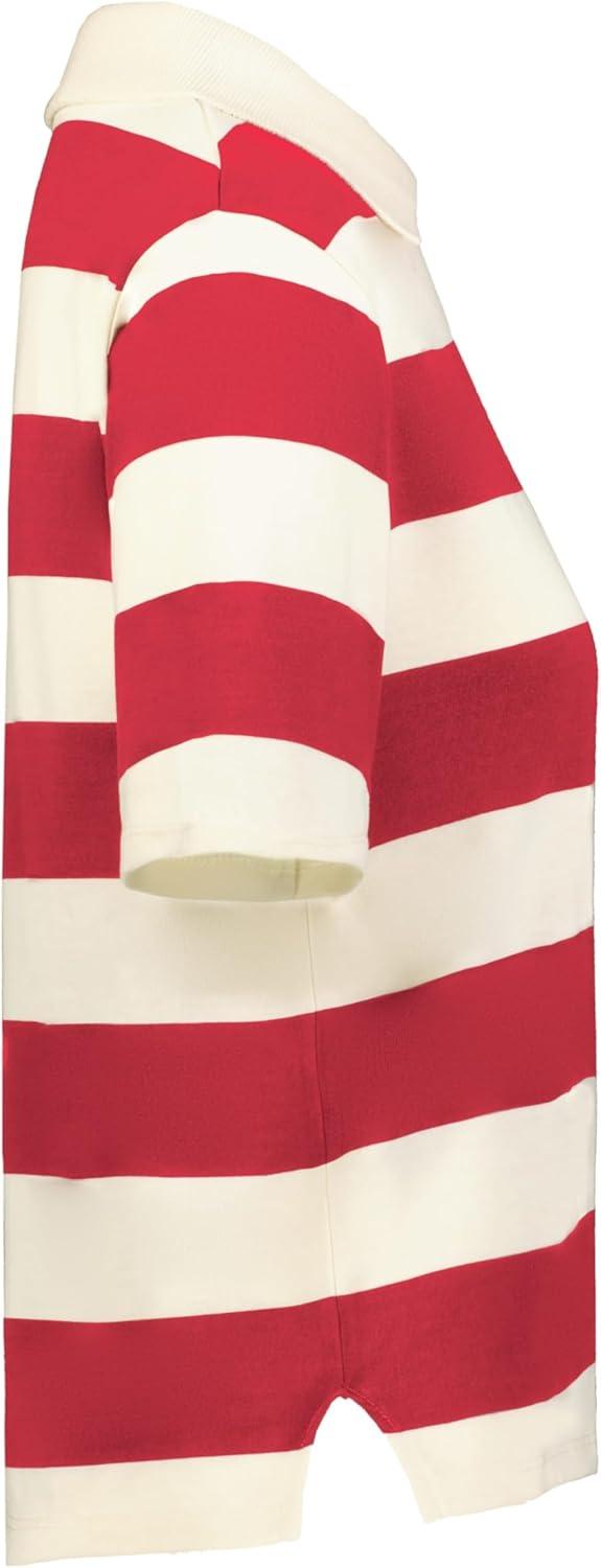 imageHolloway Womens Prep Street Rugby CropAlabasterVintage Scarlet