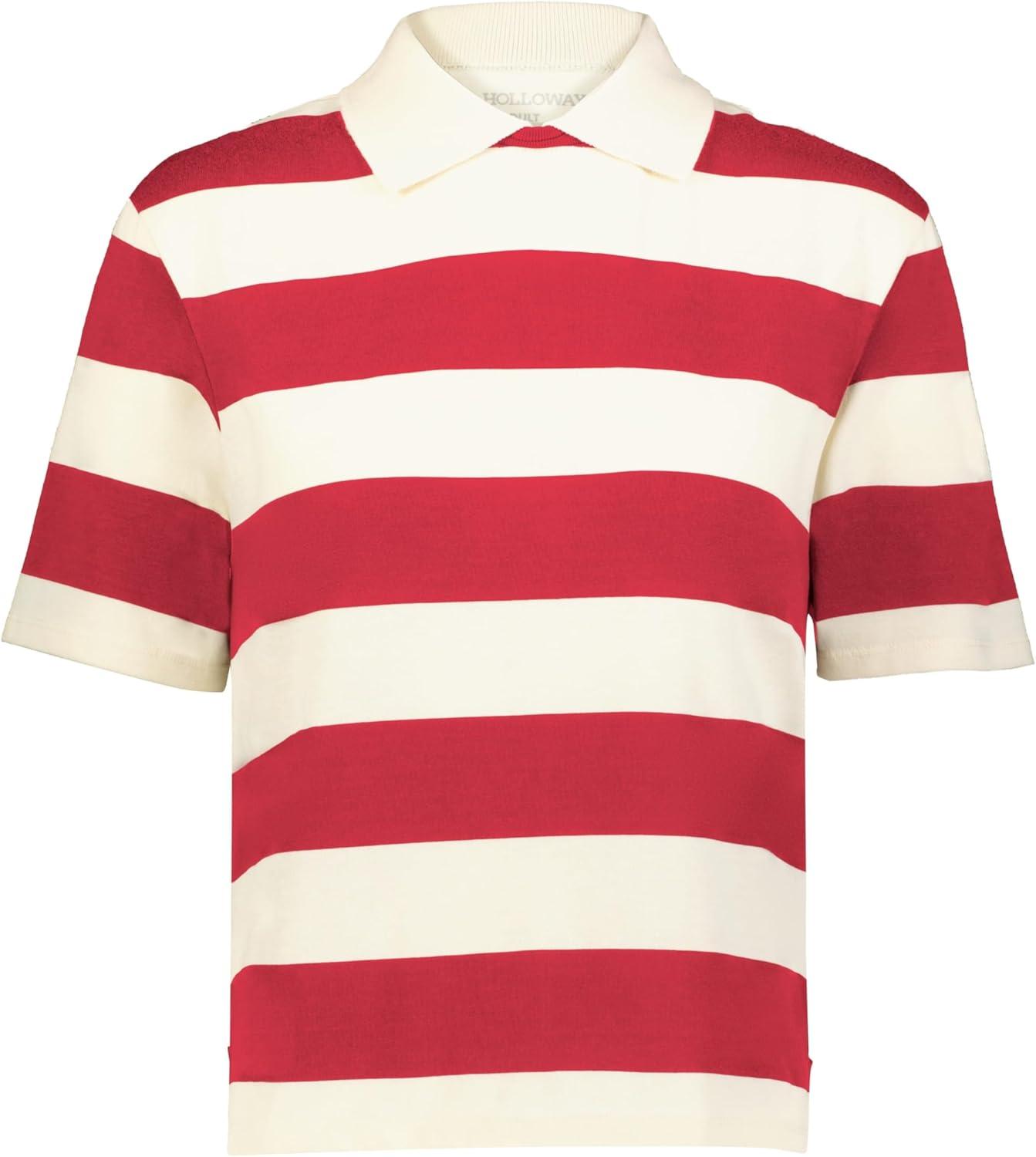 imageHolloway Womens Prep Street Rugby CropAlabasterVintage Scarlet