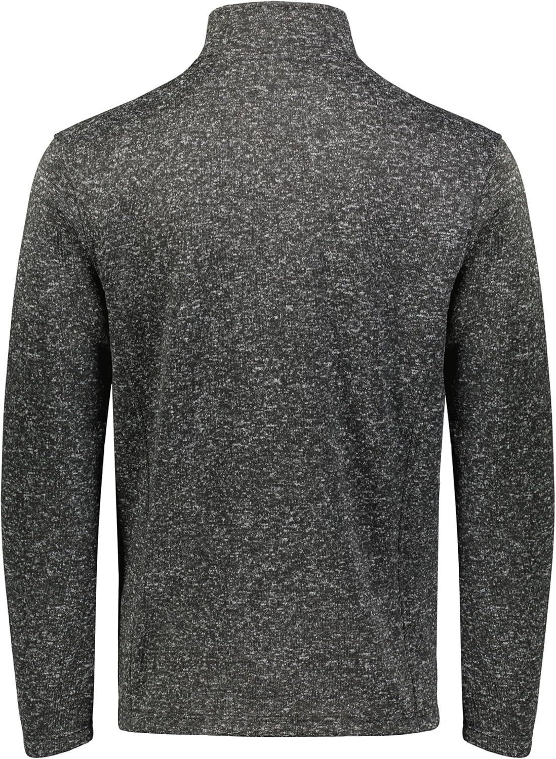 imageHolloway mens Alpine Sweater Fleece 14 Zip PulloverBlack Heather