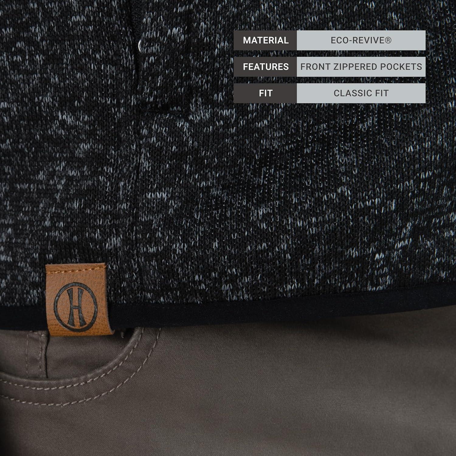 imageHolloway mens Holloway Alpine Sweater Fleece VestBlack Heather