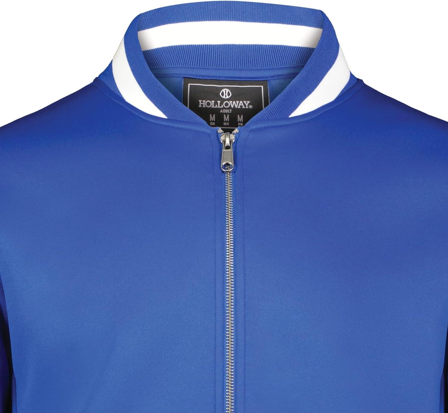 imageHolloway mens Holloway Vstreet Full Zip JacketRoyalWhite
