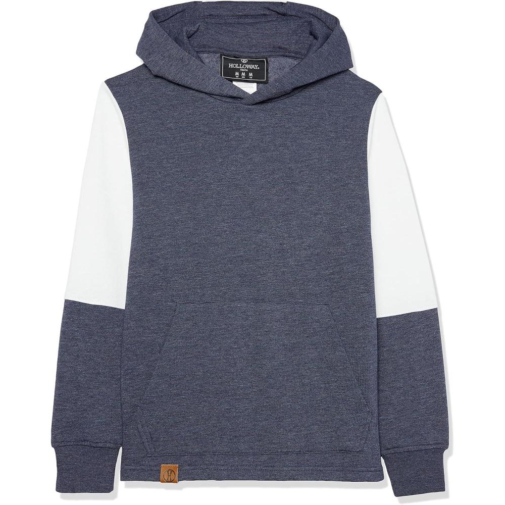 imageHolloway Boys Youth AllAmerican HoodieNavyheatherWhite