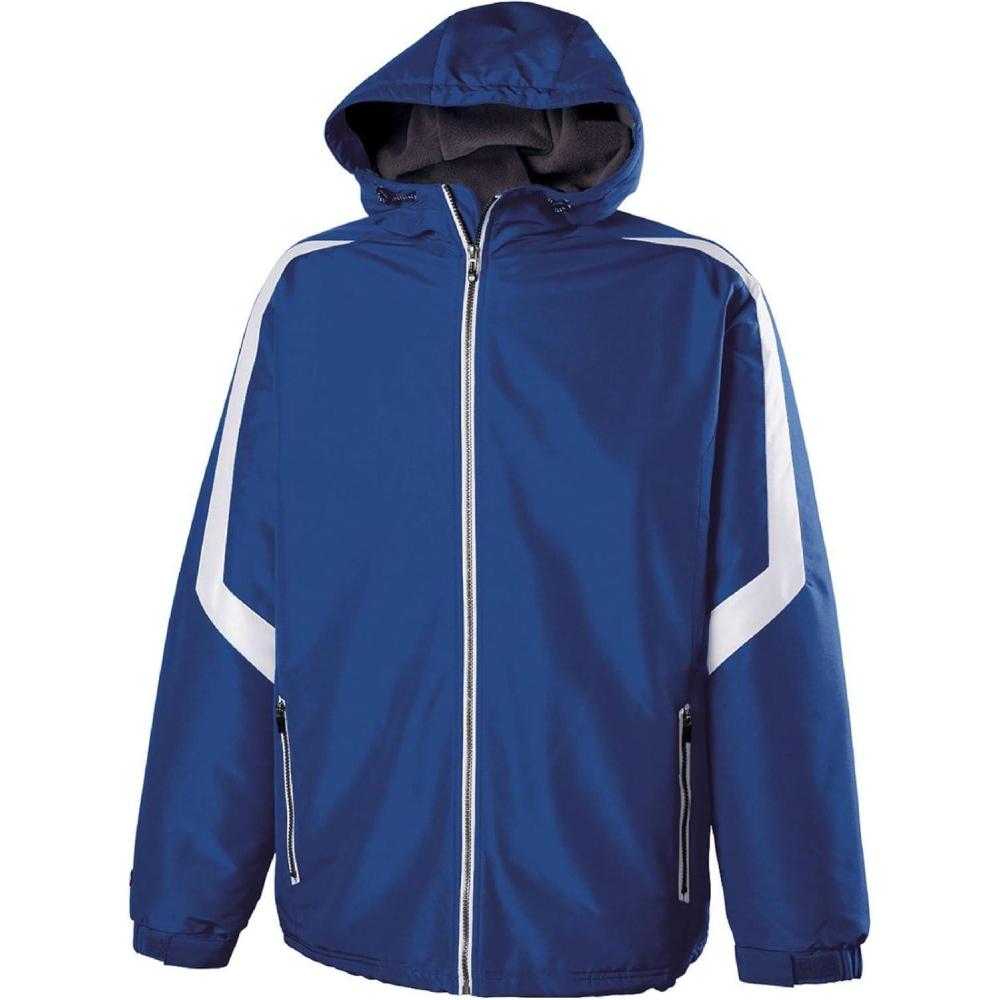 imageHolloway Charger JacketWaterResistant Stylish Outerwear with Athletic Fit Perfect for Active MenRoyal  White