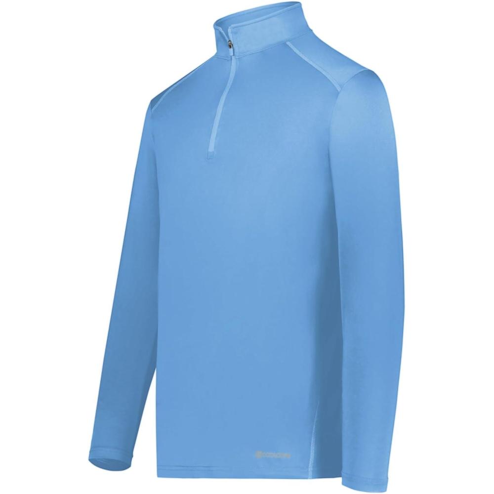 imageHolloway Mens 14 Zip Pullover Powered by CoolcoreColumbia Blue