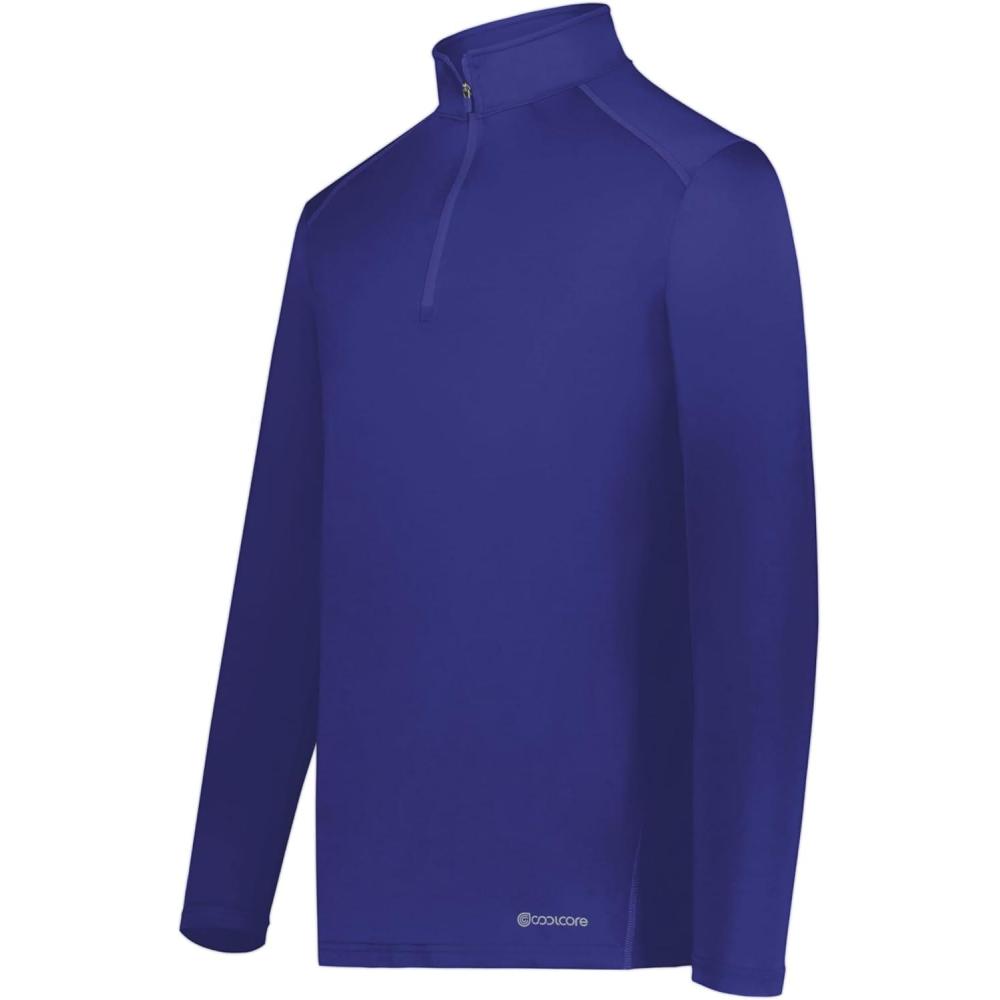 imageHolloway Mens 14 Zip Pullover Powered by CoolcorePurple