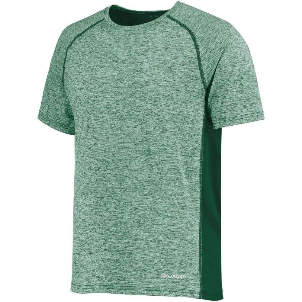 imageHolloway Mens Electrify Powered by Coolcore TeeDark Green Heather