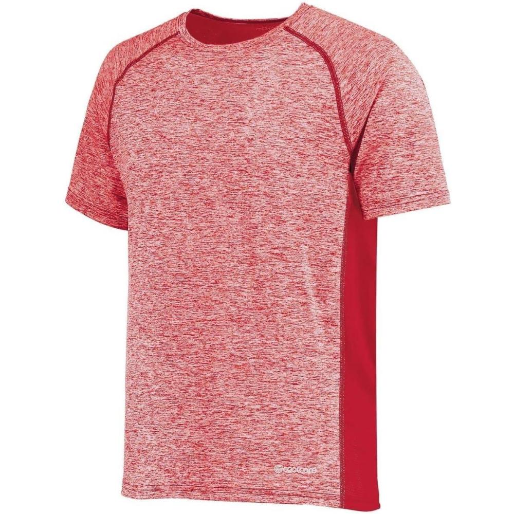 imageHolloway Mens Electrify Powered by Coolcore TeeScarlet Heather