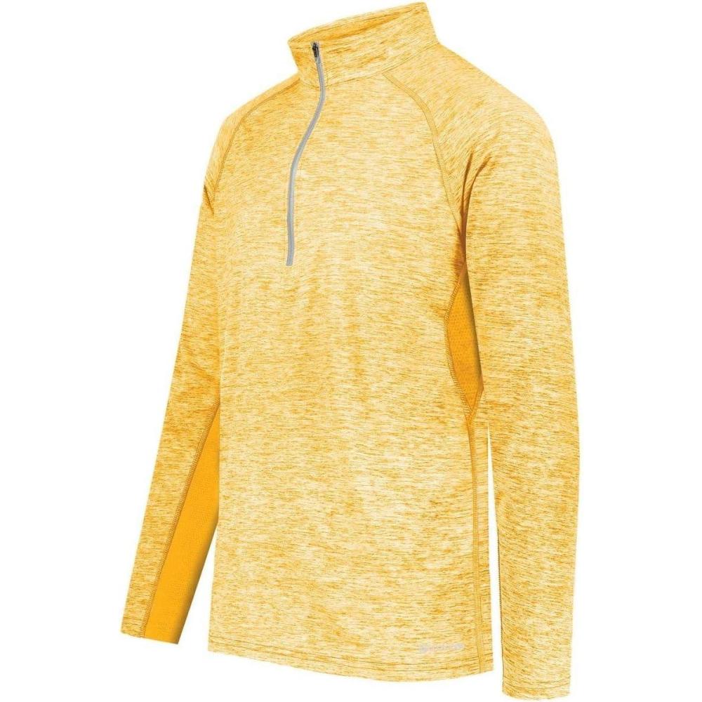 imageHolloway Mens HalfZip Raglan Sleeve PulloverGold Heather