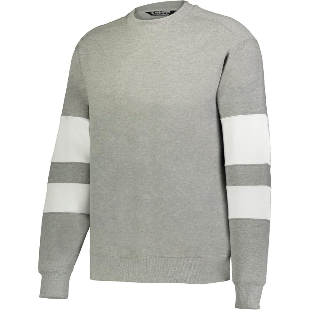 imageHolloway Mens Jackson Way CrewCharcoal HeatherWhite