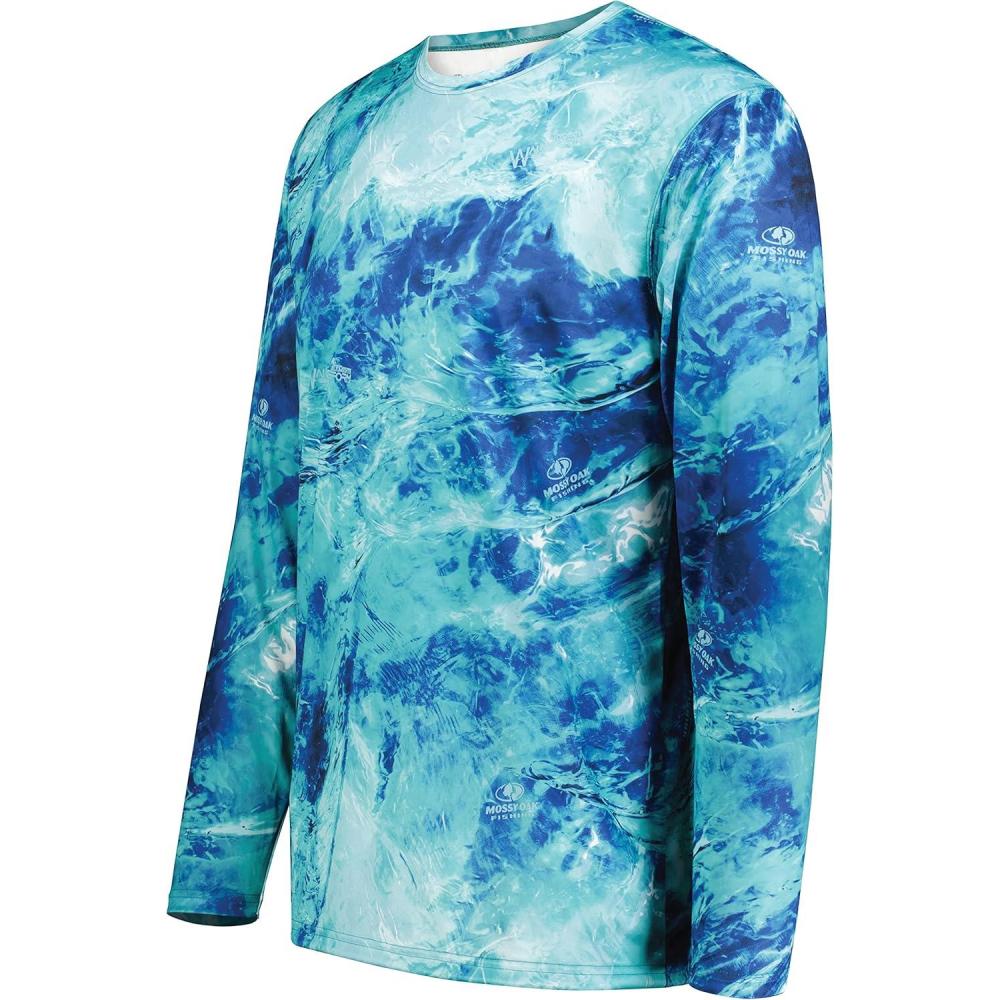 imageHolloway Mens Mossy Oak Momentum Long Sleeve TeeMo Elements Wakeform Equator