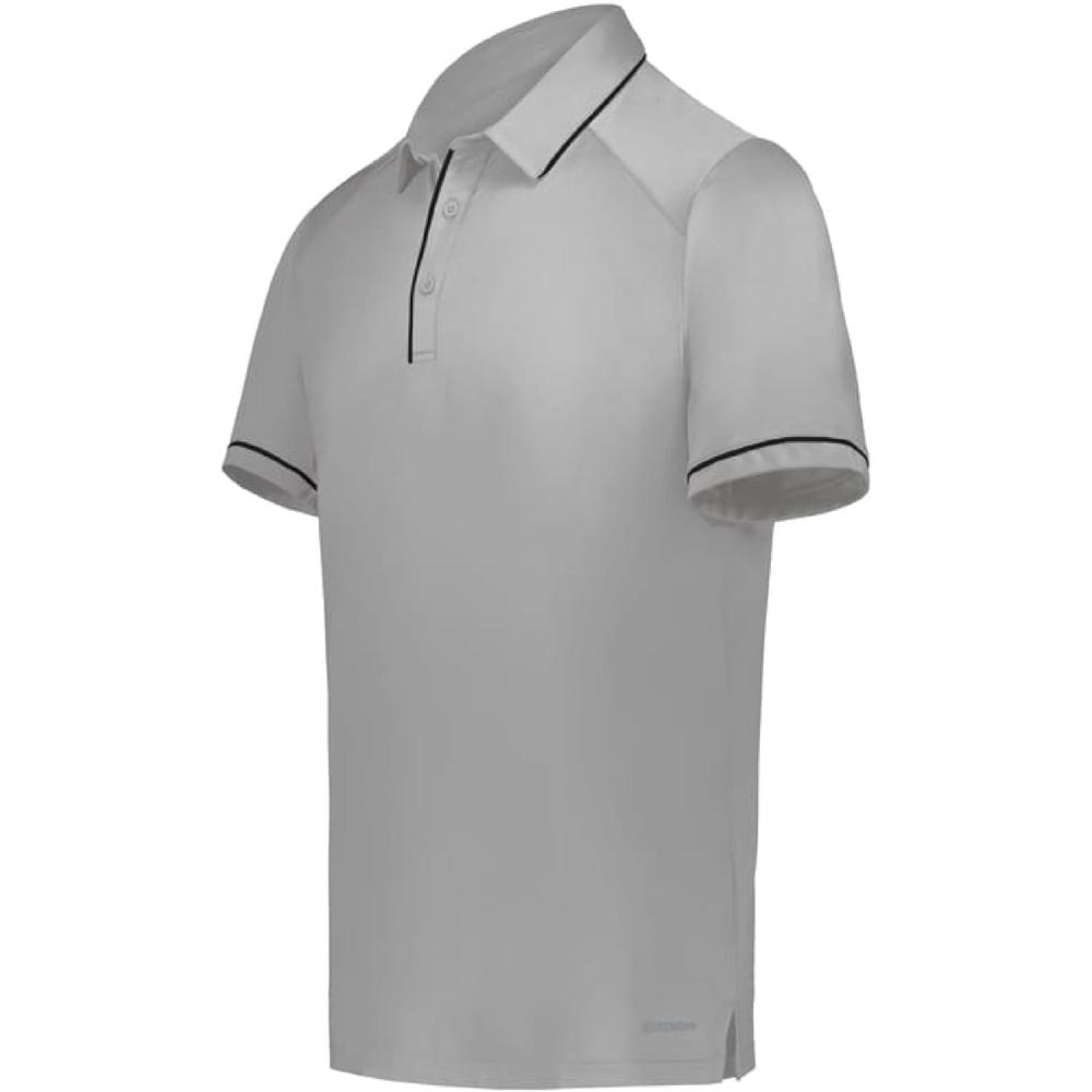 imageHolloway Mens Powered by Coolcore Performance PoloAthletic GreyBlack