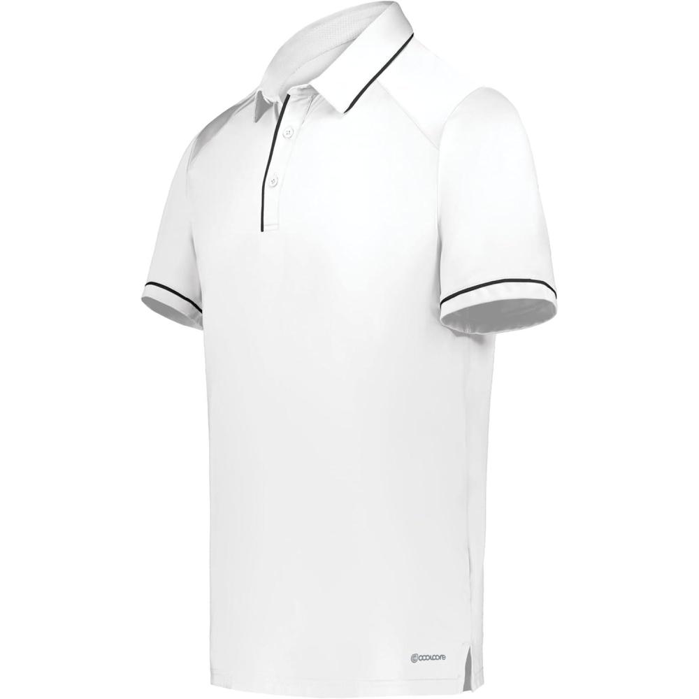 imageHolloway Mens Powered by Coolcore Performance PoloWhiteBlack