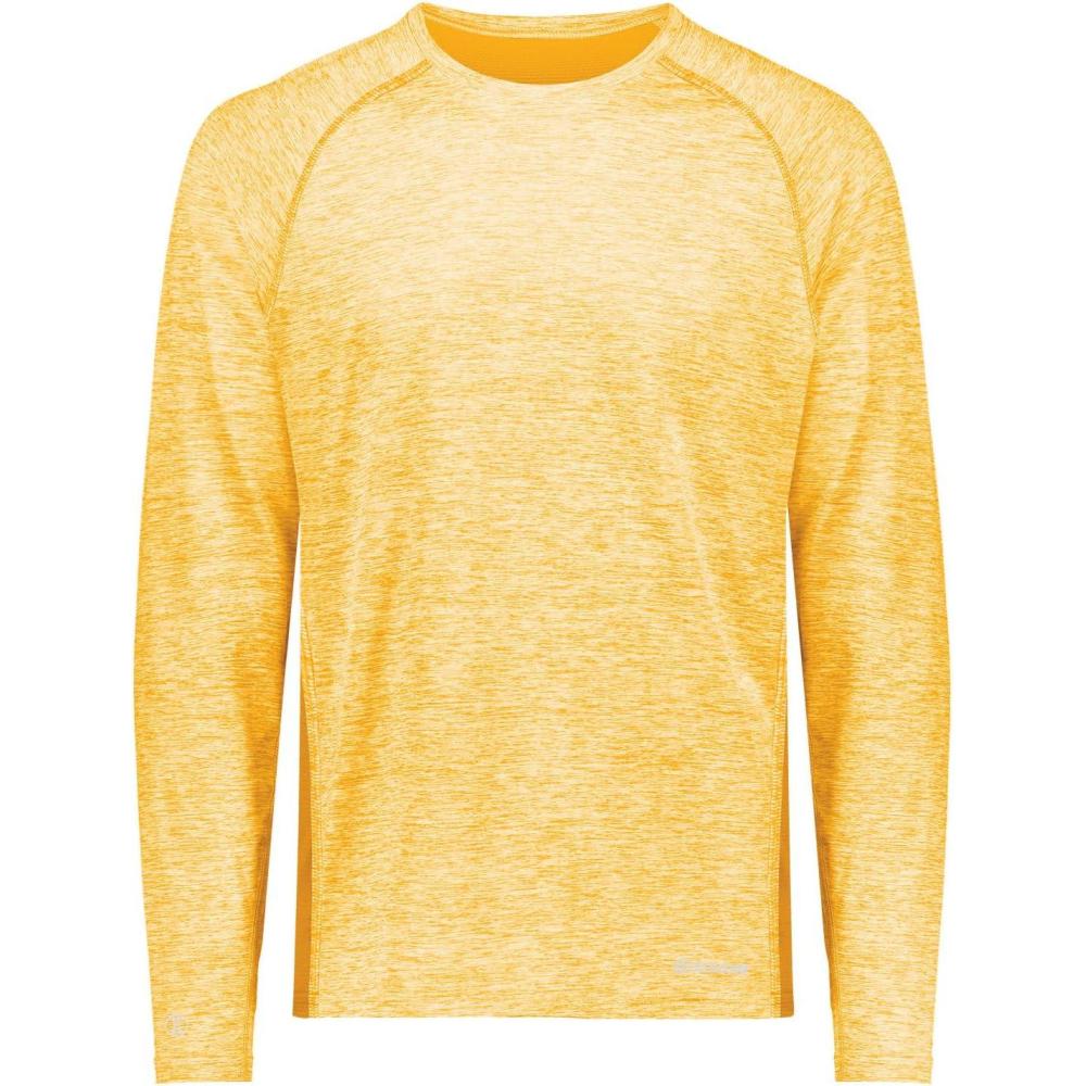 imageHolloway Mens Sportswear Electrify Powered by Coolcore Long Sleeve TeeGoldheather