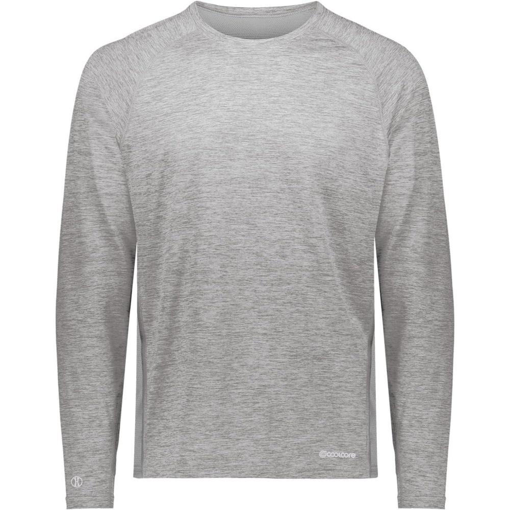 imageHolloway Mens Sportswear Electrify Powered by Coolcore Long Sleeve TeeGrey Heather