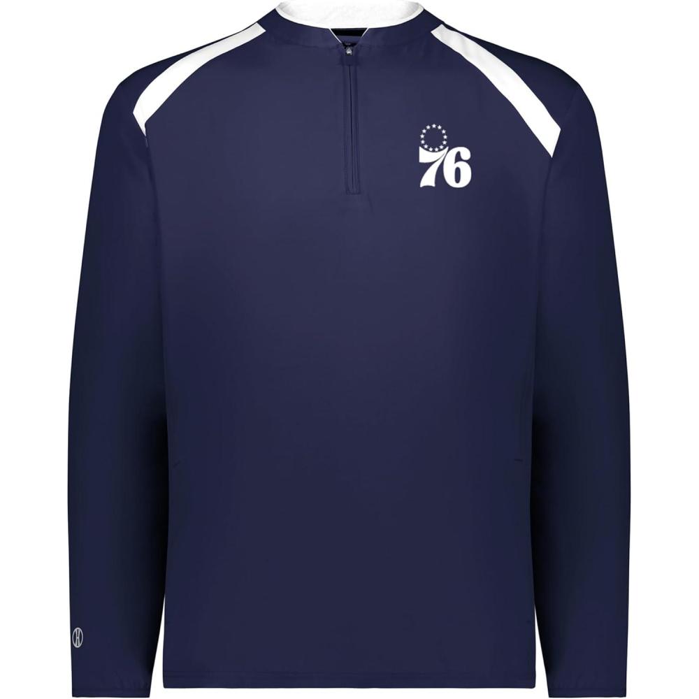 imageHolloway NBA Clubhouse Pullover Basketball Apparel Comfortable Lightweight Jacket for Game DayMulti