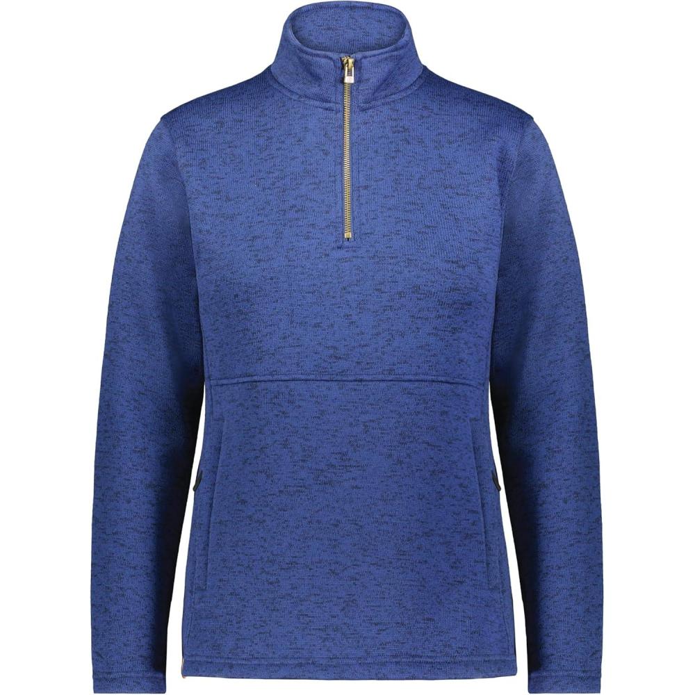 imageHolloway Womens Alpine Sweater Fleece 14 Zip PulloverNavy Heather