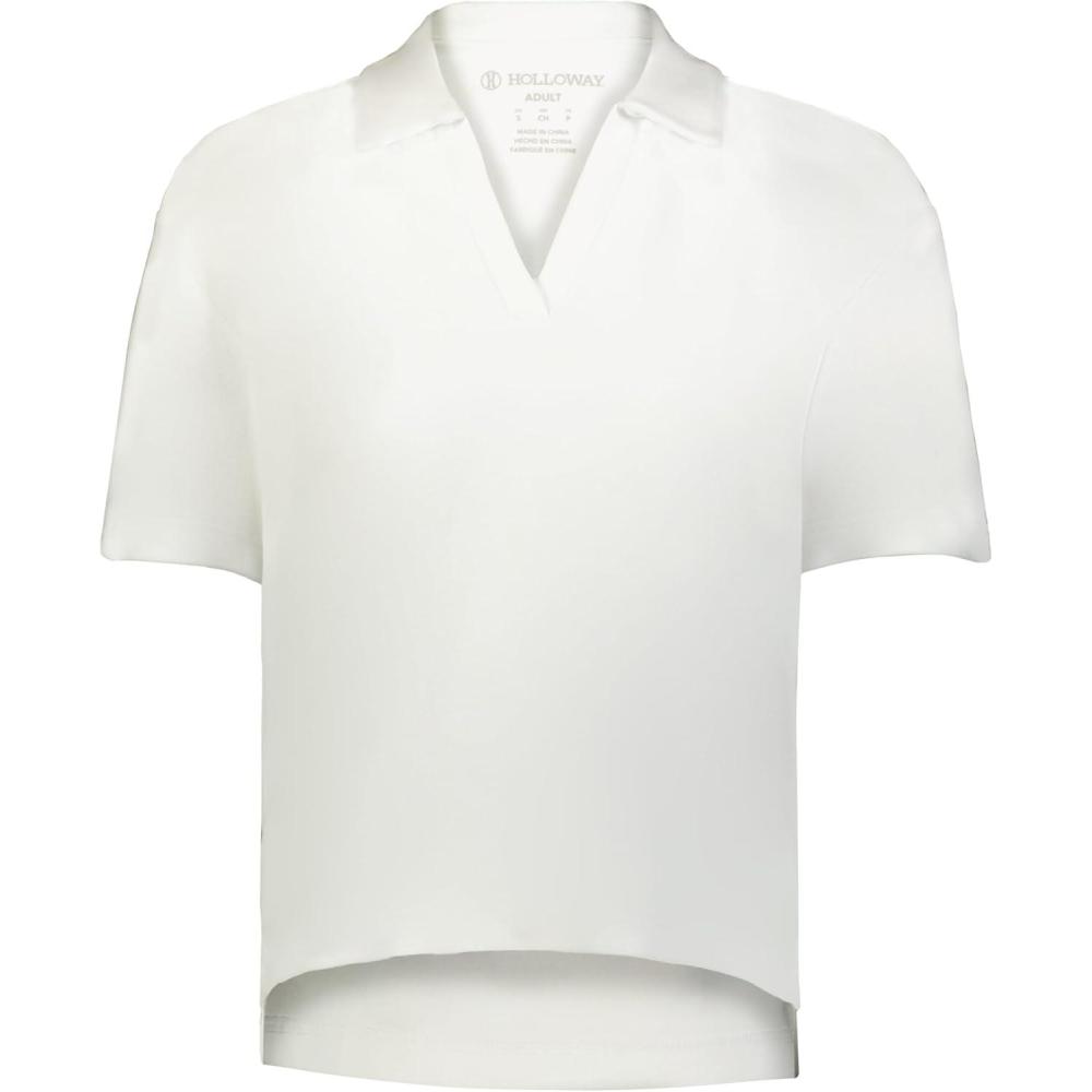 imageHolloway Womens Core Cotton Waist Length PoloWhite