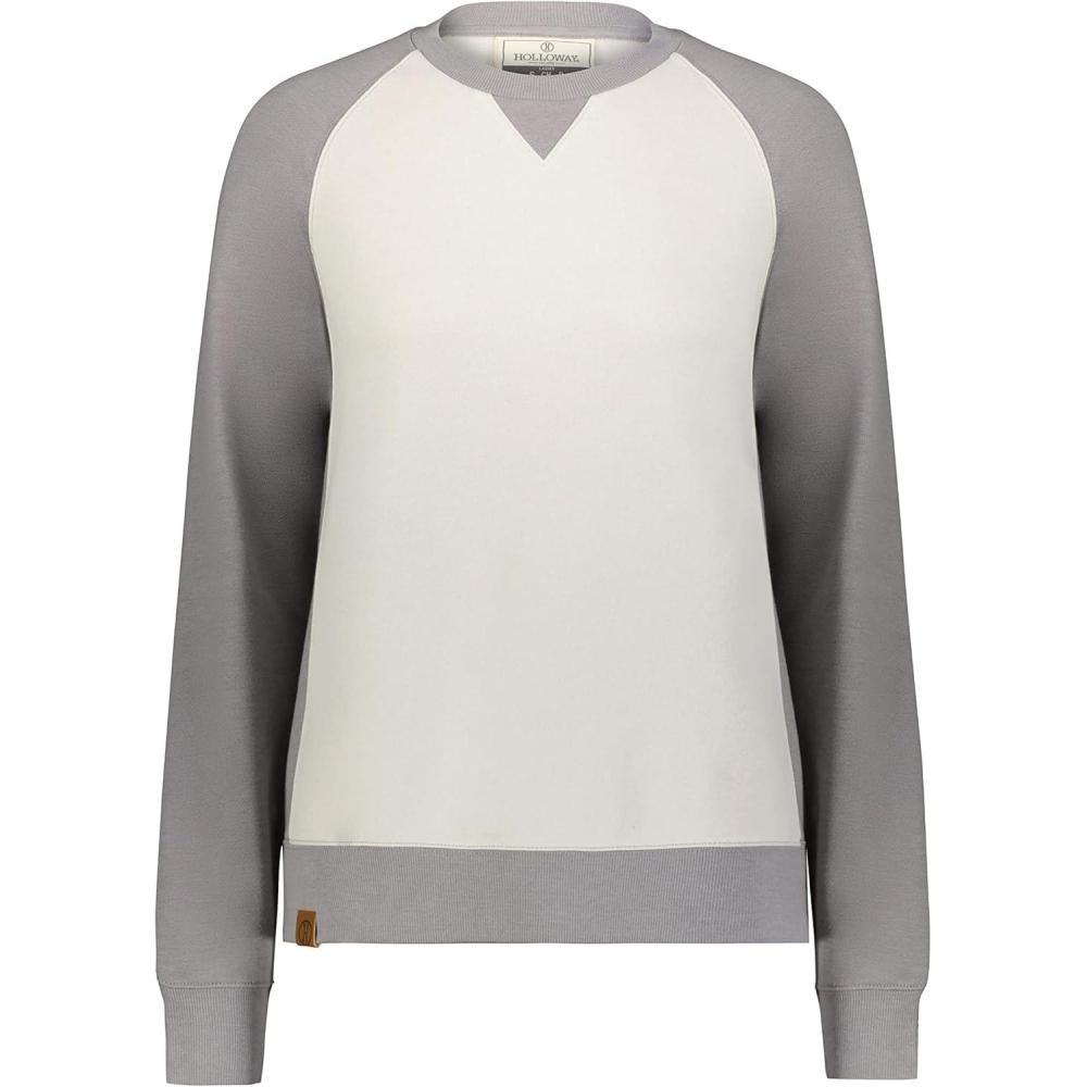 imageHolloway Womens Ladies AllAmerican Fleece CrewAthletic Grey HeatherBirch
