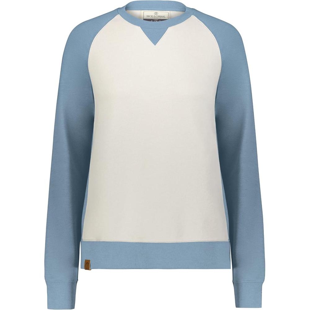 imageHolloway Womens Ladies AllAmerican Fleece CrewStorm HeatherBirch