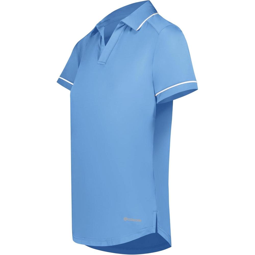 imageHolloway Womens Performance Polo Powered by CoolcoreColumbia BlueWhite