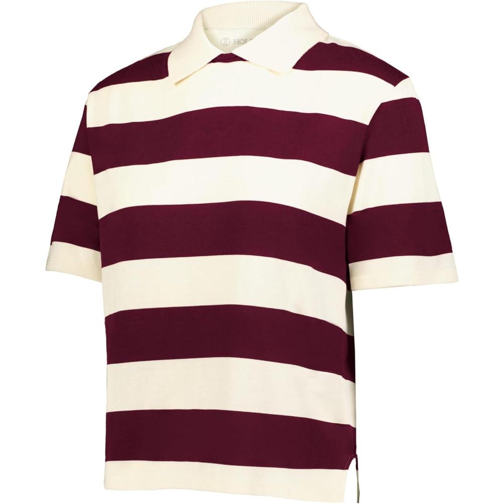 imageHolloway Womens Prep Street Rugby CropAlabasterVintage Maroon