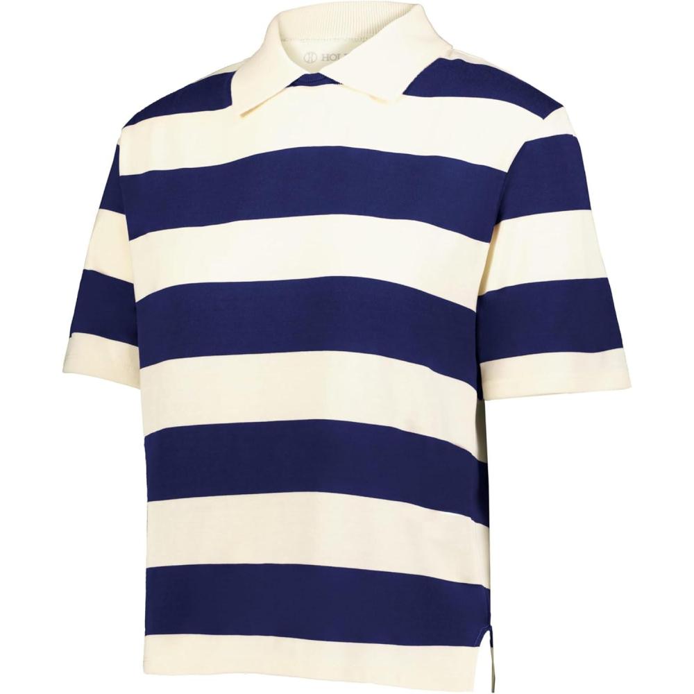 imageHolloway Womens Prep Street Rugby CropAlabasterVintage Navy