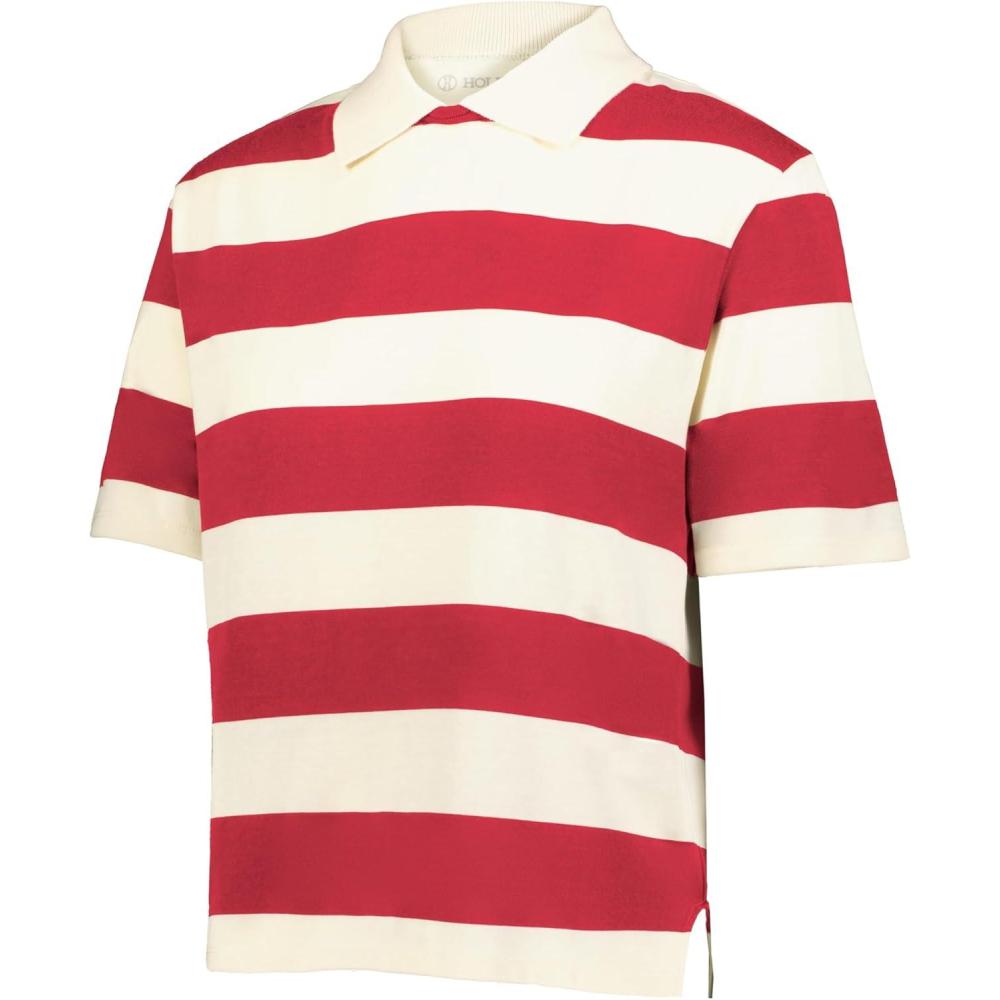 imageHolloway Womens Prep Street Rugby CropAlabasterVintage Scarlet