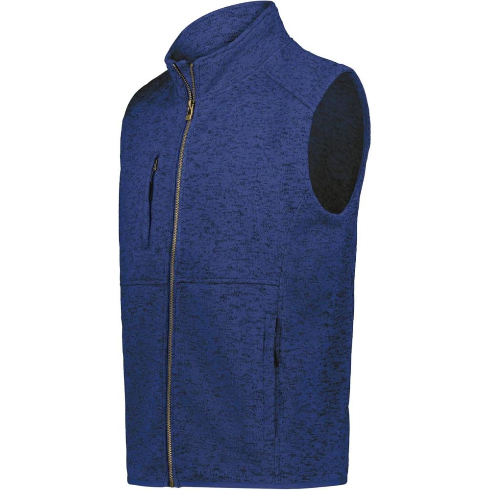 imageHolloway mens Holloway Alpine Sweater Fleece VestNavy Heather