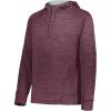 Maroon Heather/Silver