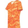 Orange Shockwave Print