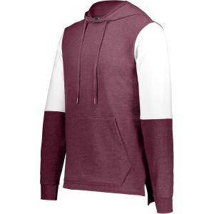 Holloway All-American Team Hoodie(Maroon Heather/White)
