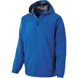 Holloway Bionic Hooded Jacket – Men’s All-weather Athletic Gear Crafted for Athletes and Teams(Royal/Carbon)