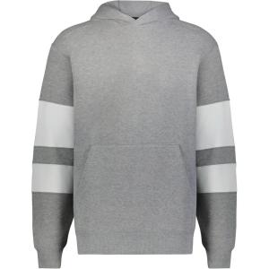 Holloway Boys Jackson Way Hoodie(Charcoal Heather/White)