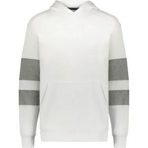 Holloway Boys Jackson Way Hoodie(White/Charcoal Heather)