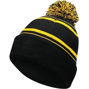 Holloway Homecoming Beanie(Black/Light Gold)