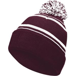 Holloway Homecoming Beanie(Maroon/White)