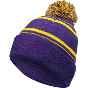 Holloway Homecoming Beanie(Purple/Light Gold)