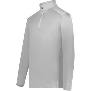 Holloway Men’s 1/4 Zip Pullover Powered by Coolcore(Athletic Grey)
