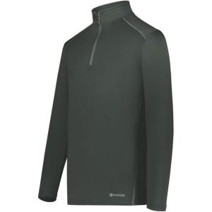 Holloway Men’s 1/4 Zip Pullover Powered by Coolcore(Iron)
