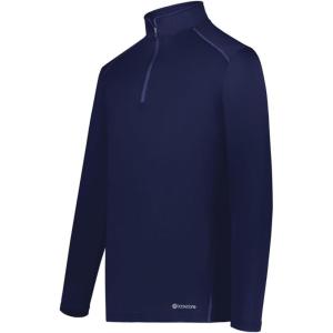 Holloway Men’s 1/4 Zip Pullover Powered by Coolcore(Navy)