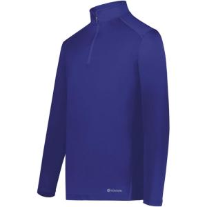 Holloway Men’s 1/4 Zip Pullover Powered by Coolcore(Purple)