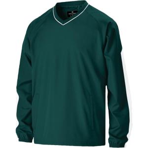 Holloway Men’s Bionic Pullover Windshirt(Dark Green/White)