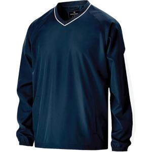 Holloway Men’s Bionic Pullover Windshirt(Navy/White)