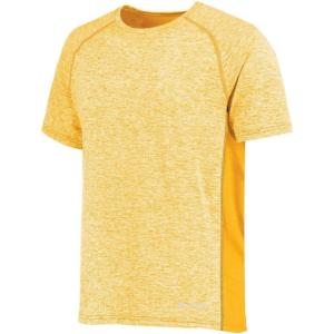 Holloway Men’s Electrify Powered by Coolcore Tee(Gold Heather)