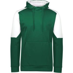Holloway Men’s Hoodie(Dark Green/White)